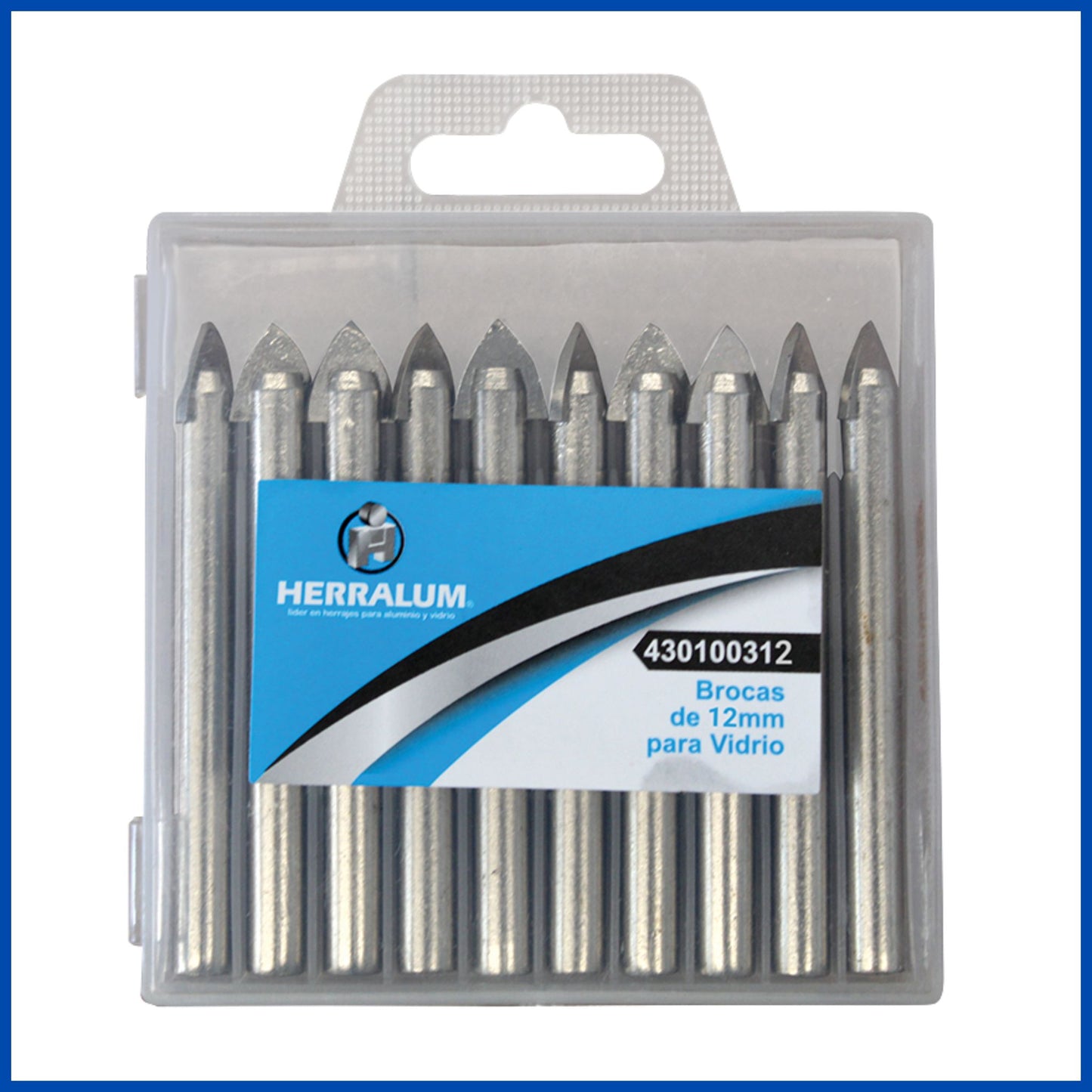 Brocas para vidrio 12mm.