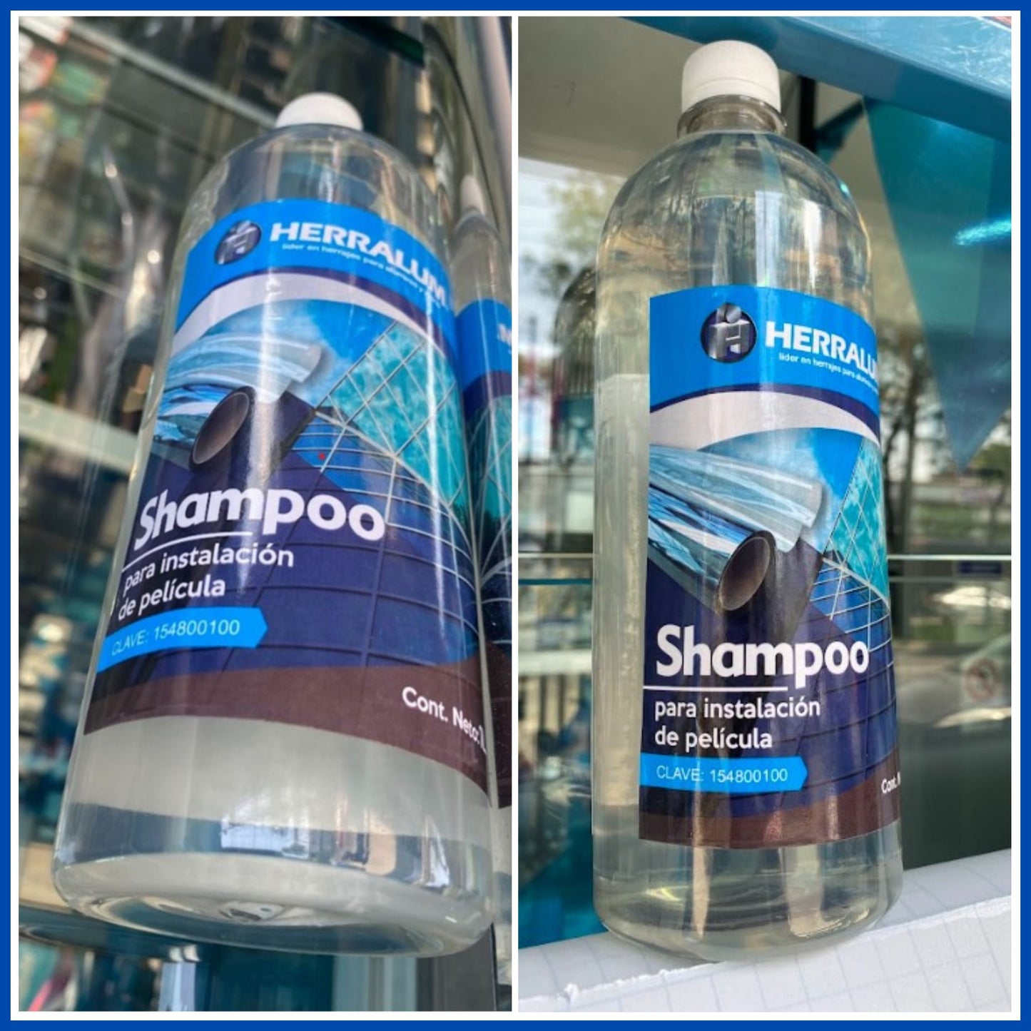Shampoo neutro para instalar película