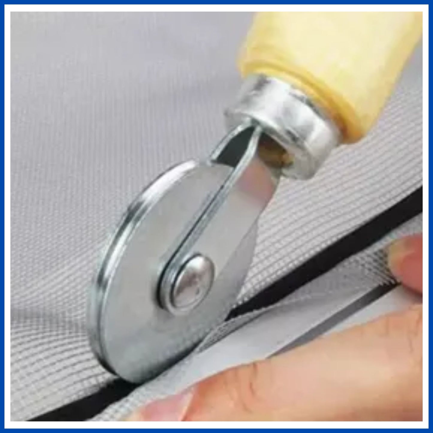 Garrucha de madera para fijar vinil