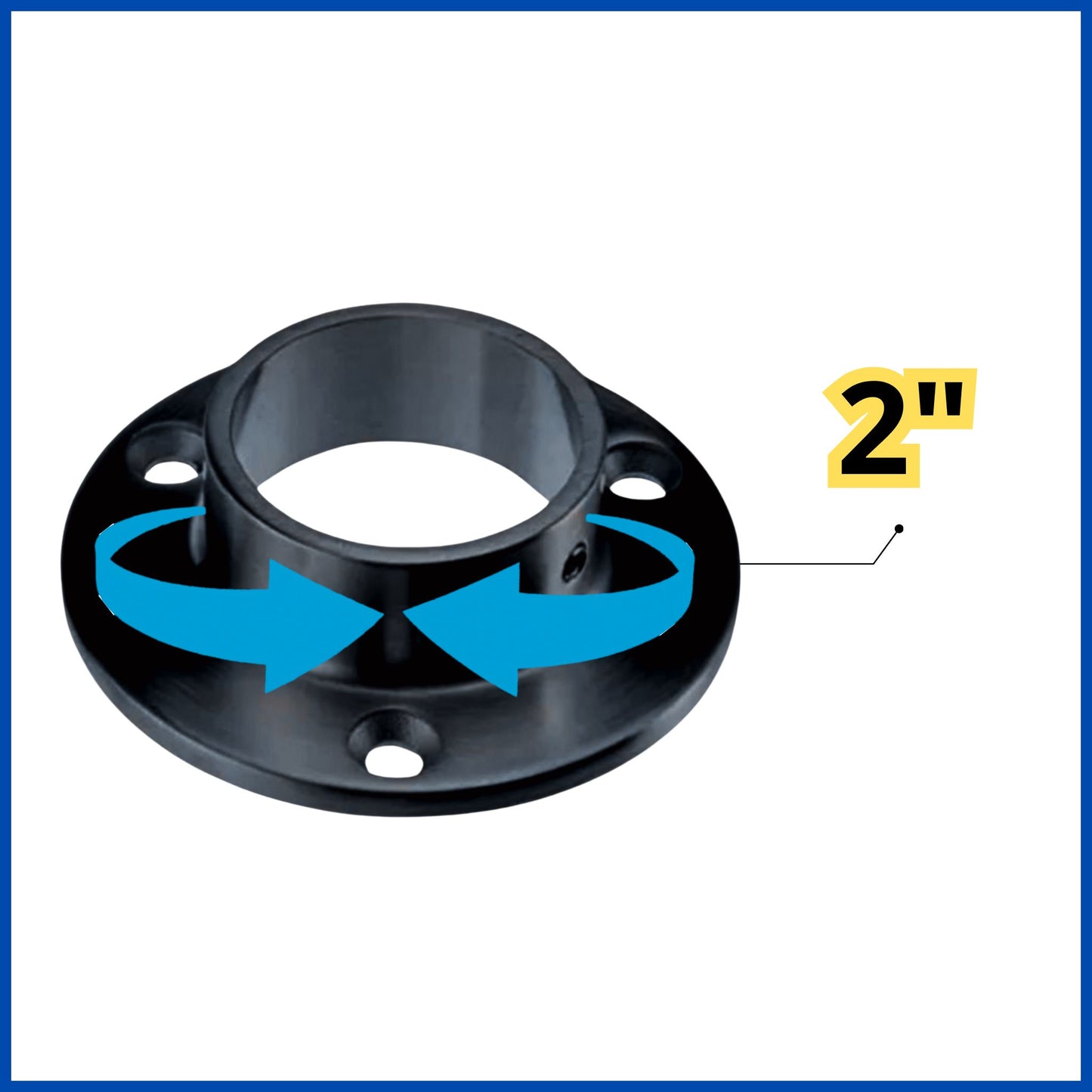 Brida lateral para 2"