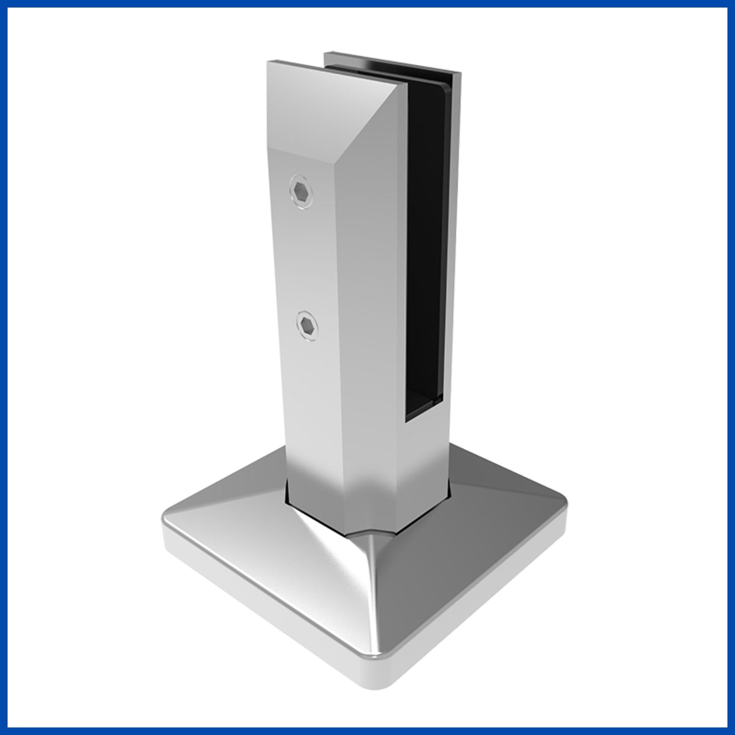 Miniposte rectángular de 16 cm de largo