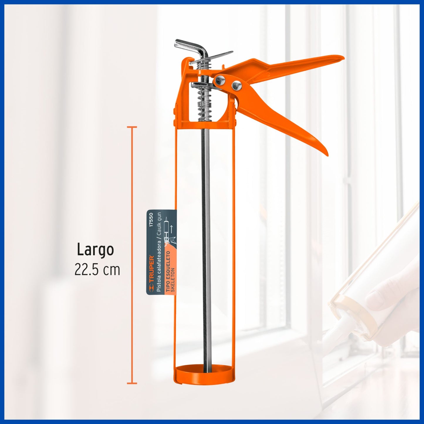 Pistola de calefateo naranja