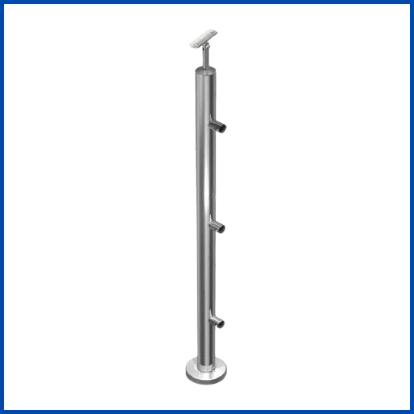 Poste 3 conectores para tubo de 1/2" derecho
