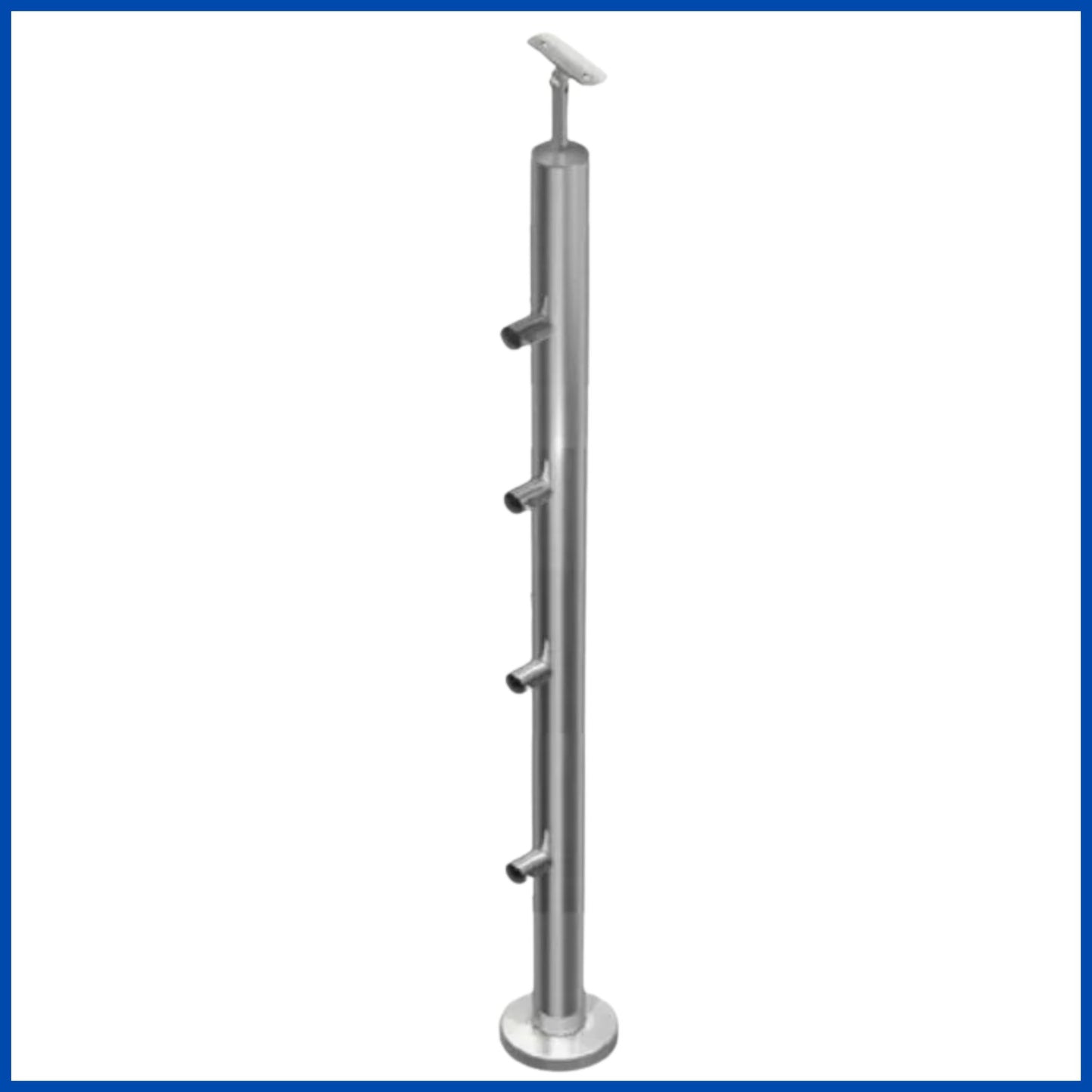 Poste 4 conectores para tubo de 1/2" derecho