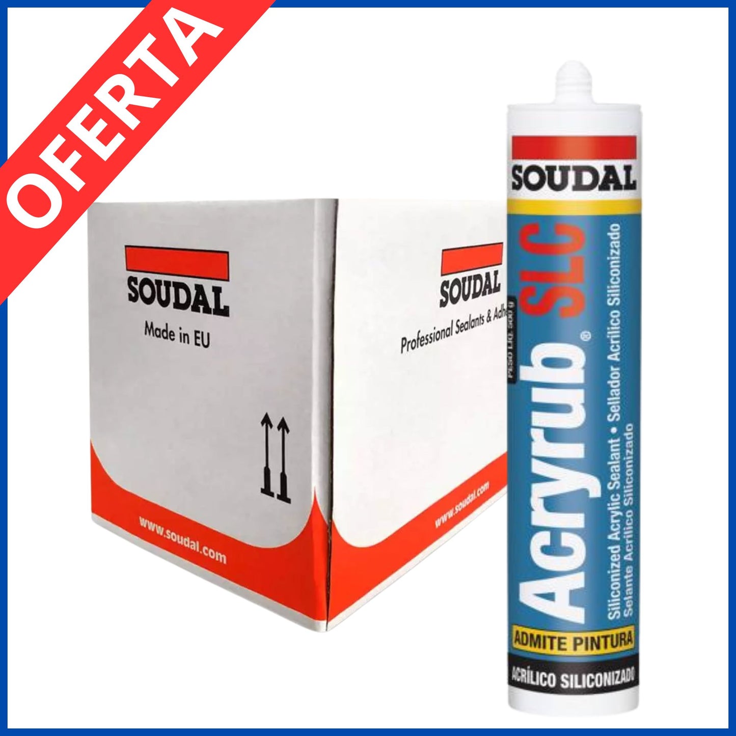 Sellador acrilico blanco Soudal