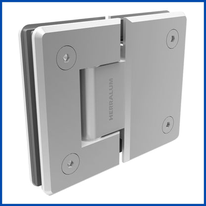 Bisagra vidrio a vidrio a 180°