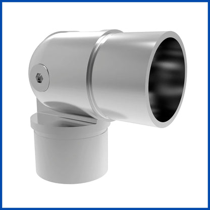 Codo ajustable a 0-90° para tubo 2"
