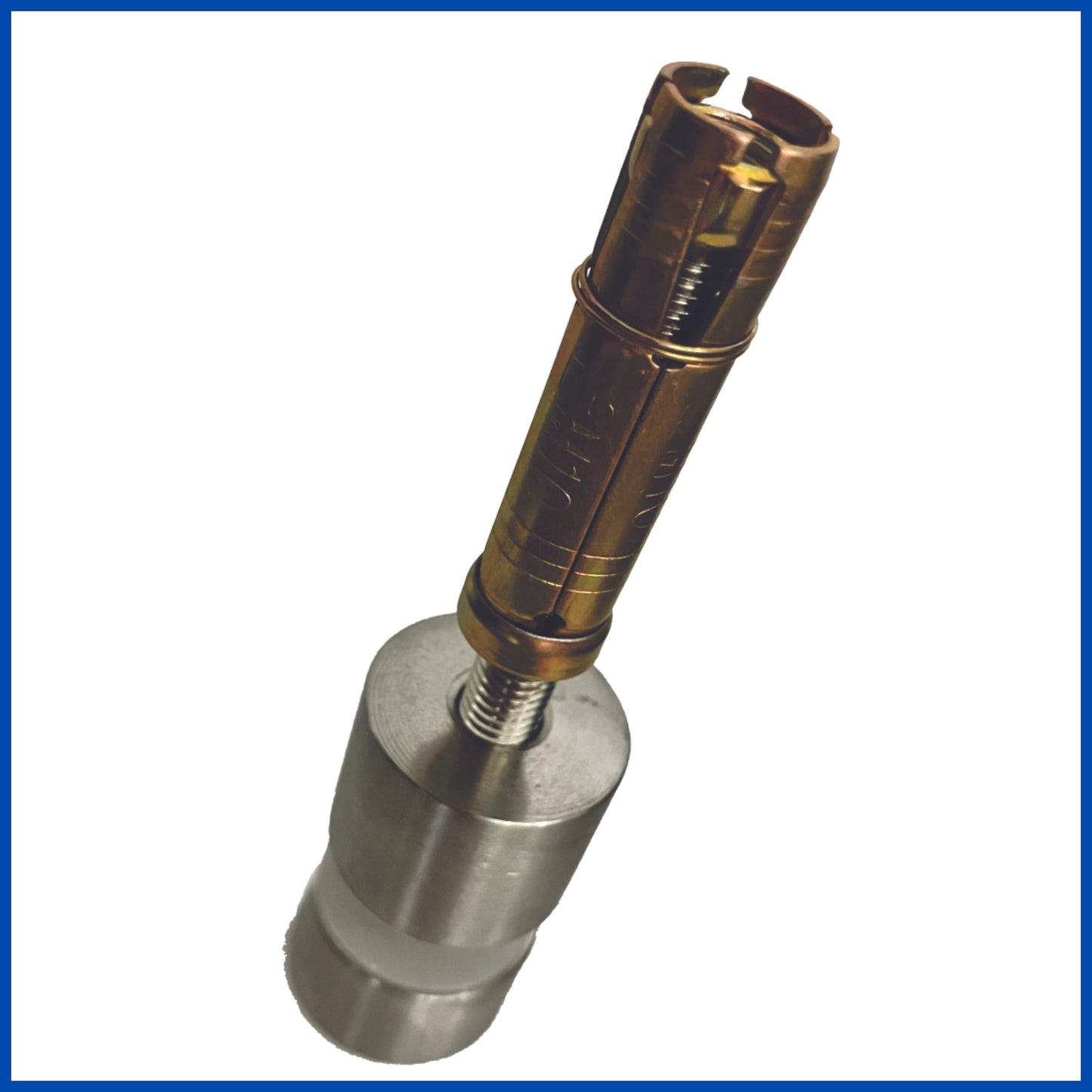 Conector muro vidrio con chapeton || C012