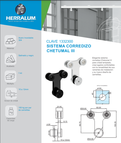 Sistema Corredizo Chetumal III