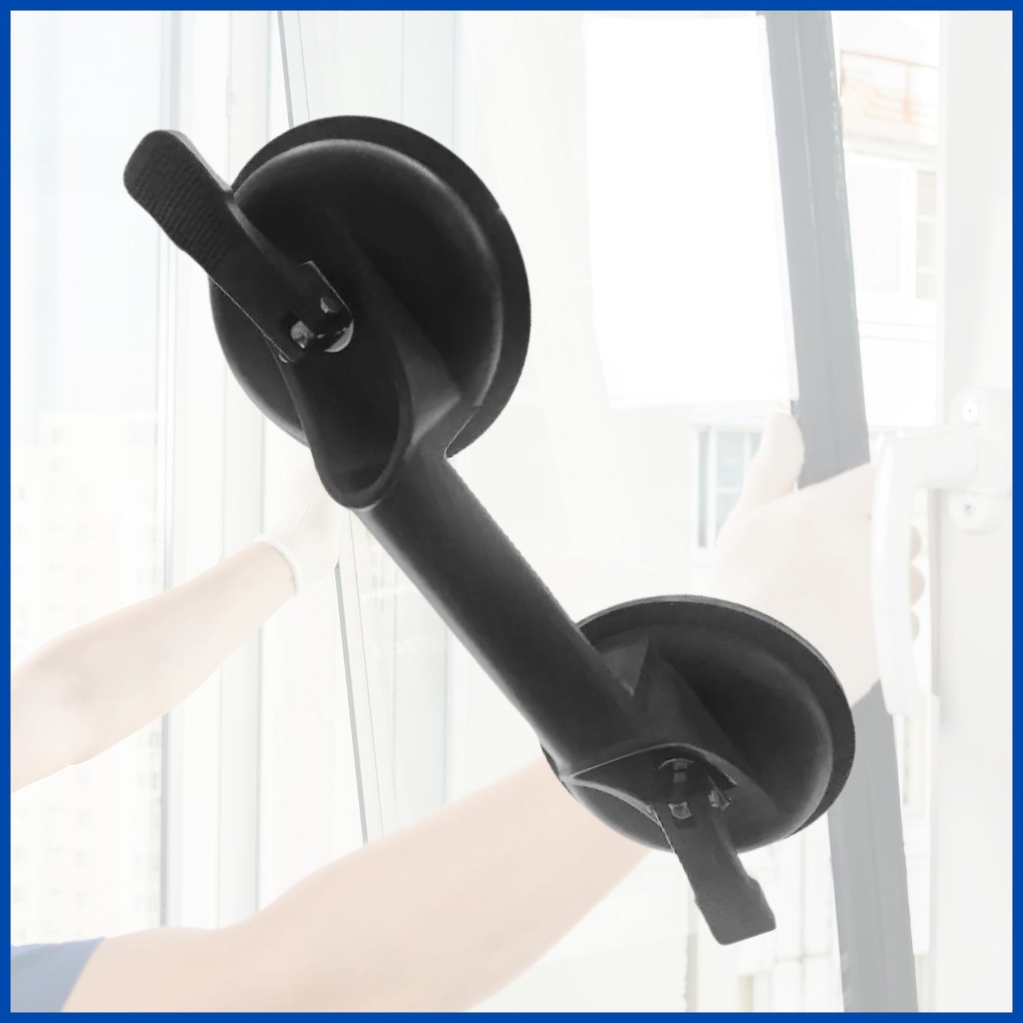 Cargador vidrio 2 ventosas