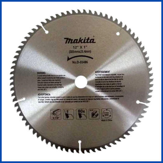 Disco Makita para aluminio 12" con 100 dientes