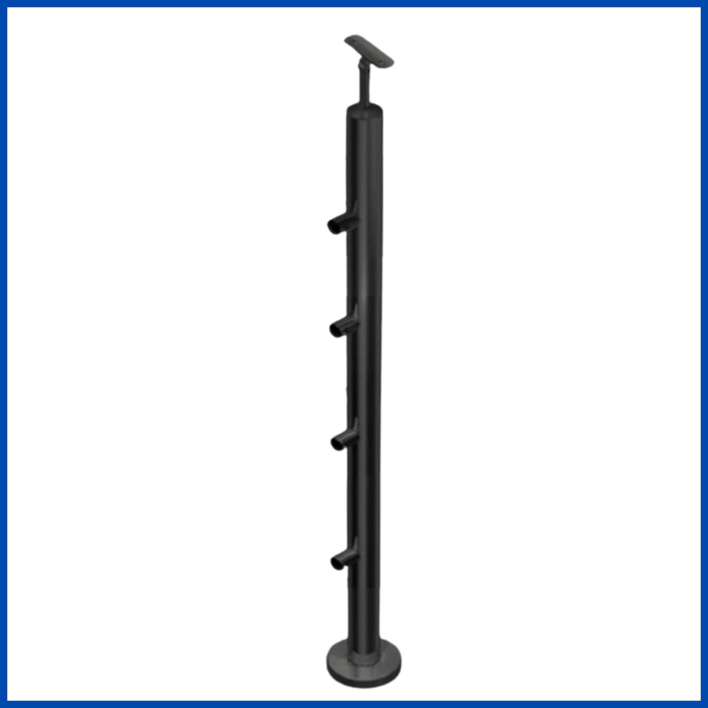 Poste 4 conectores para tubo de 1/2" izquierdo