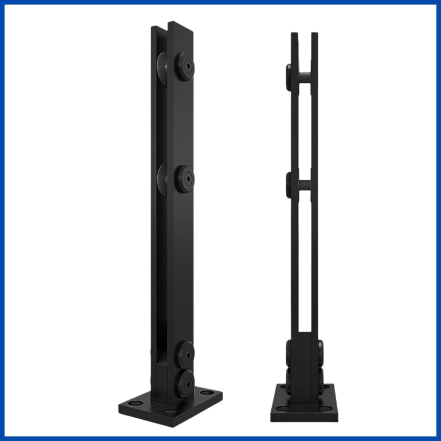 Poste de placa solida