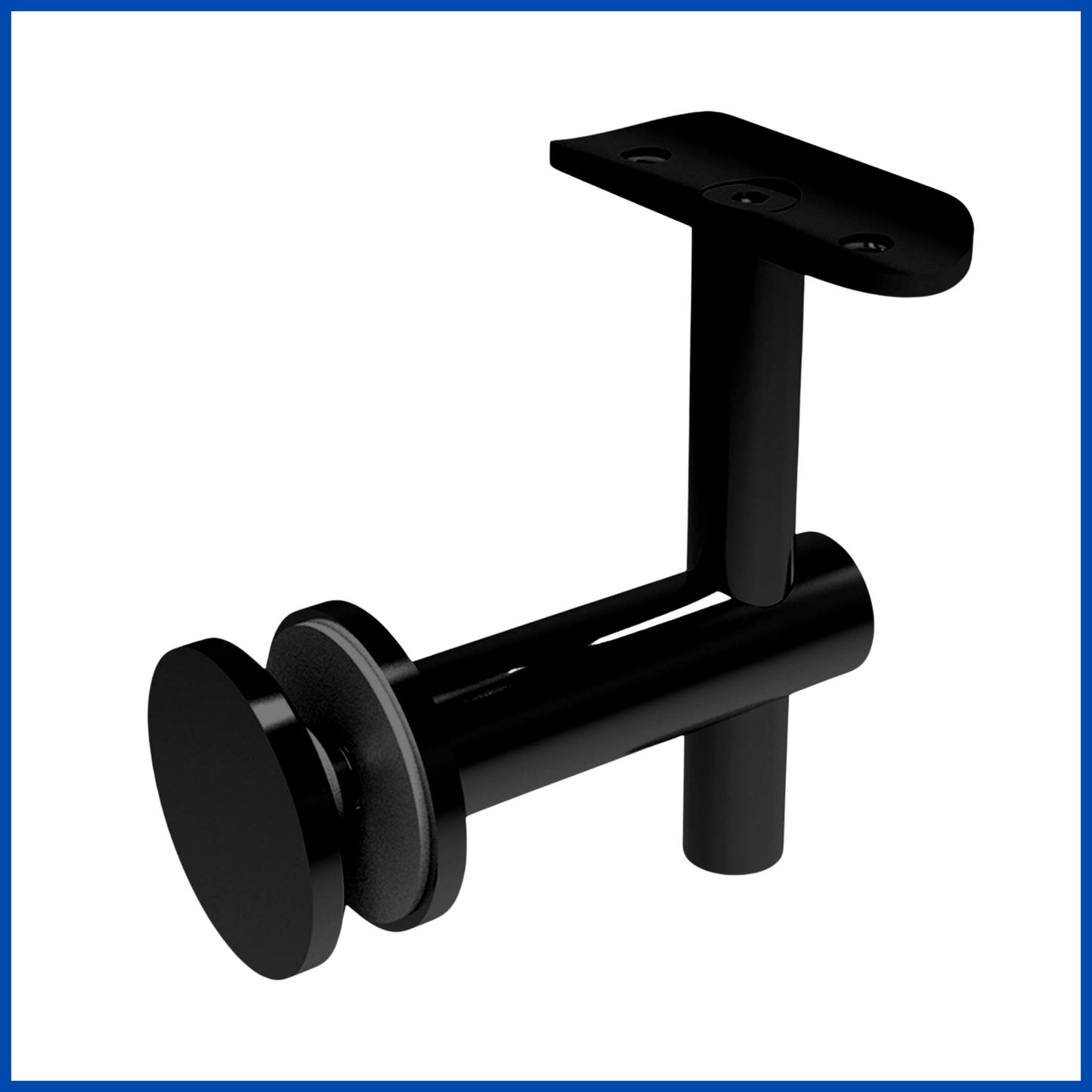 Soporte ajustable vidrio a tubo 2"