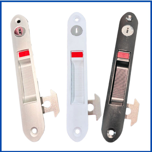 Jaladera embutida 3" con llave