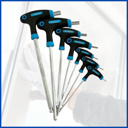 Juego de llaves allen con mango en "T"