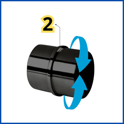 Conector 180° para tubo 2" cople