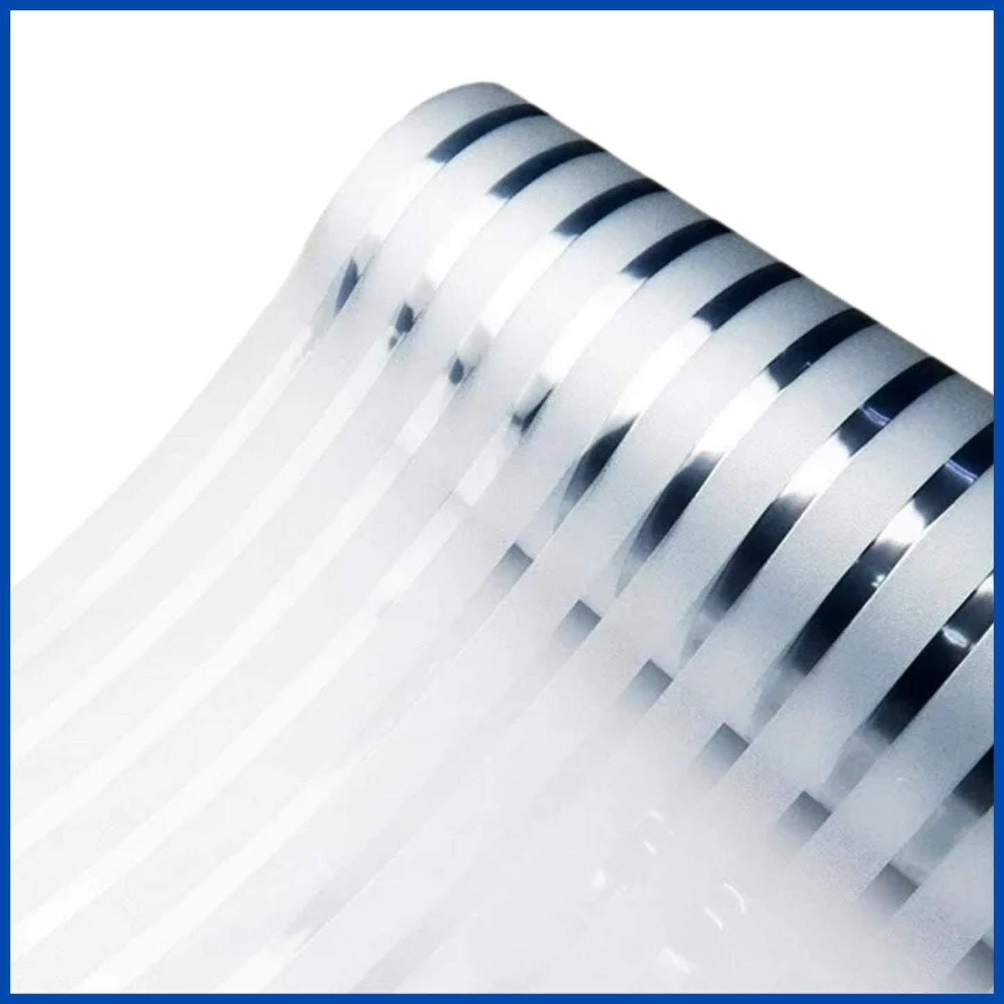 Película decorativa rayas blancas chicas