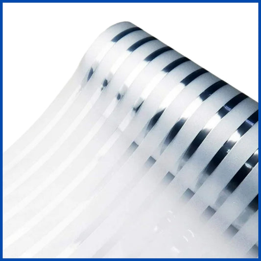 Película decorativa rayas blancas chicas