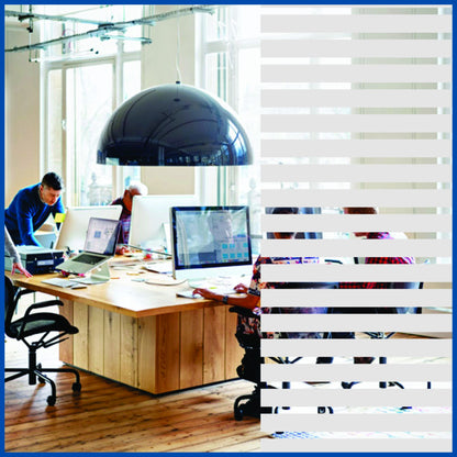 Película decorativa rayas blancas chicas