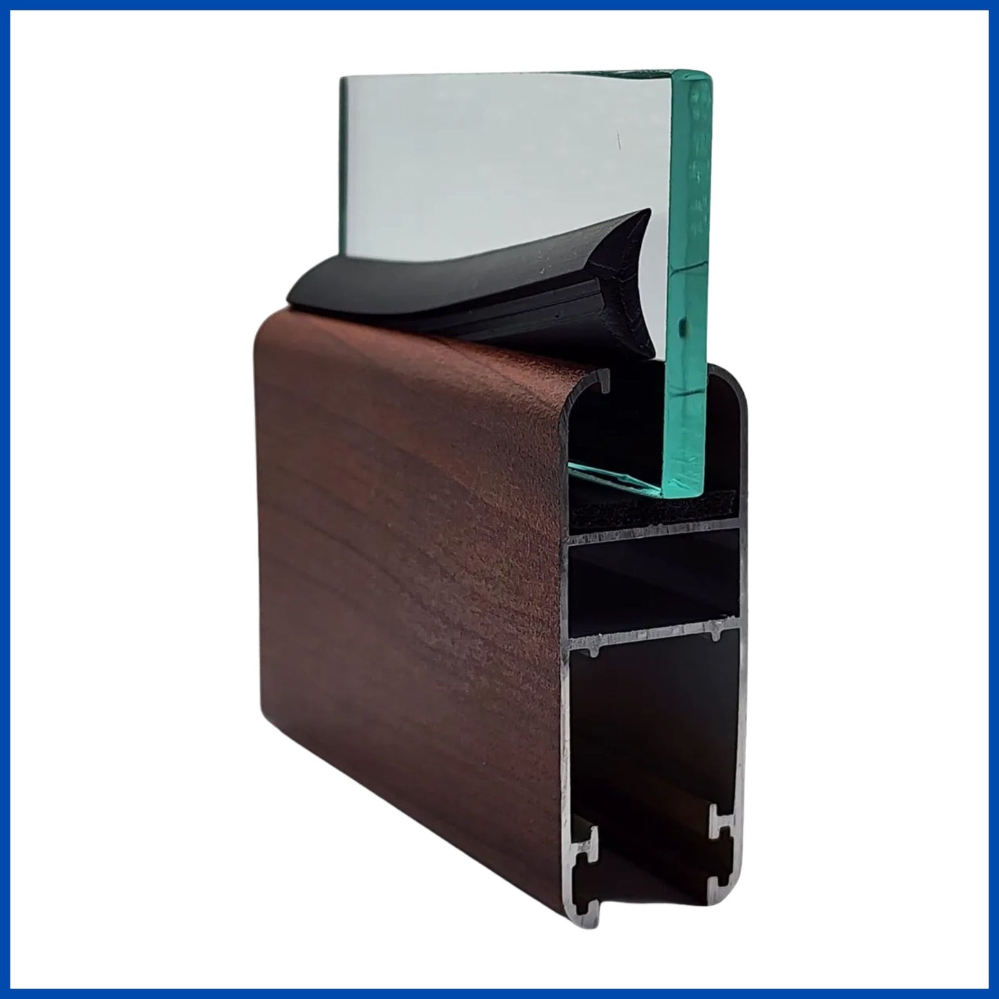 Vinil cuña negro por rollo