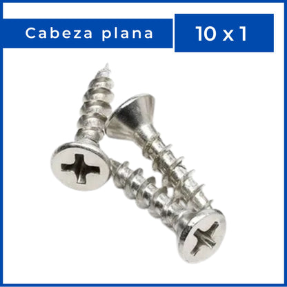 Pija cabeza plana || Diferentes medidas