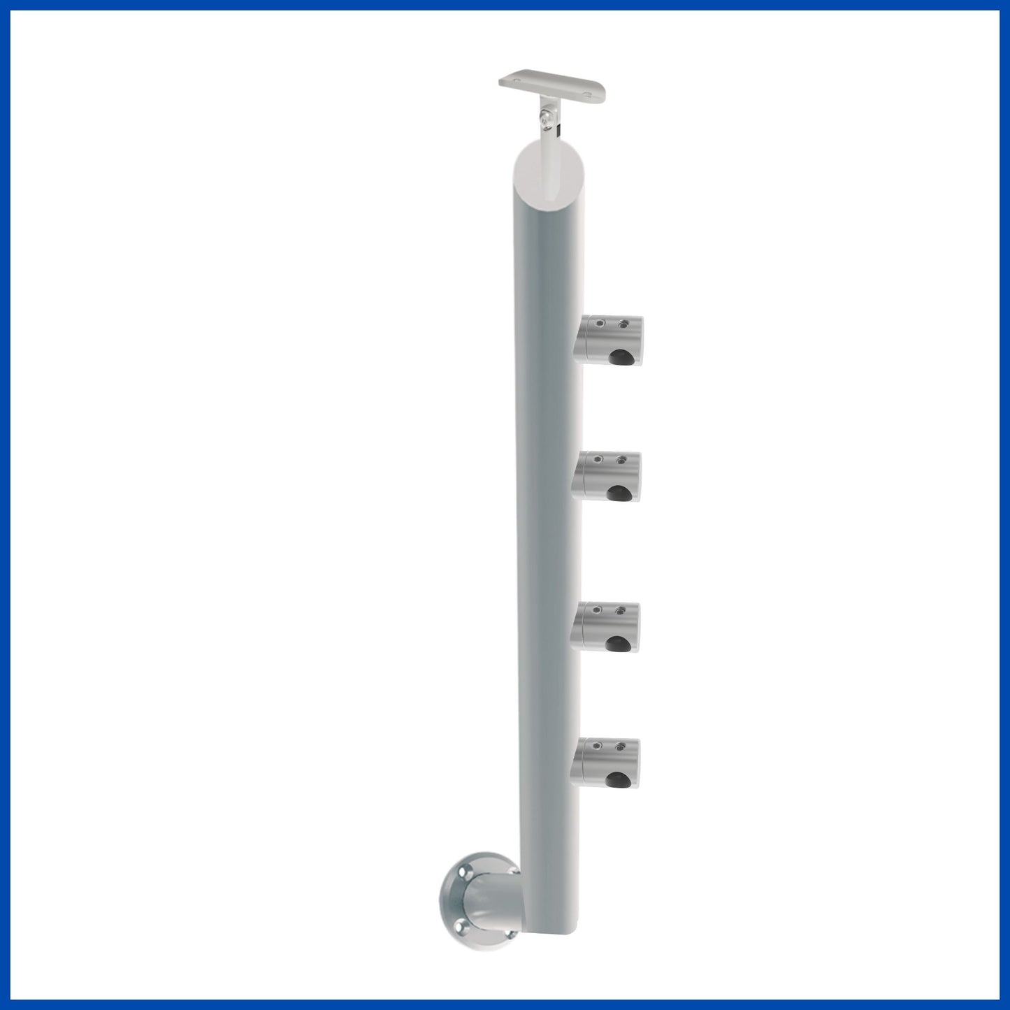 Poste 4 conectores base lateral izquierdo