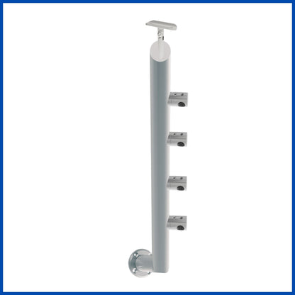 Poste 4 conectores base lateral izquierdo