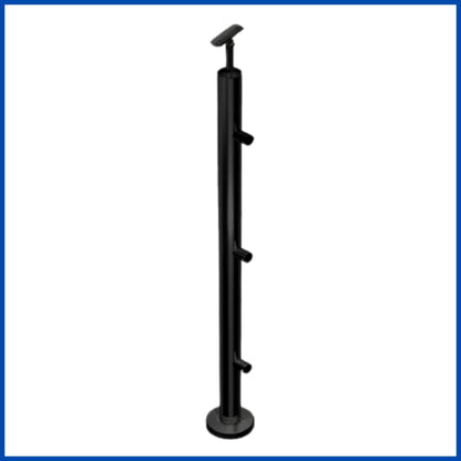 Poste 3 conectores para tubo de 1/2" centro