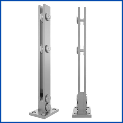 Poste de placa solida