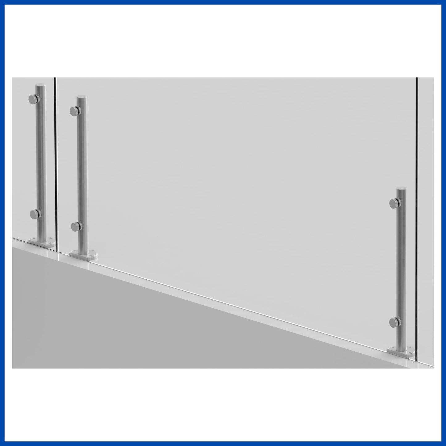 Poste Monterrey de 50cm largo - tubo de 1-1/4”