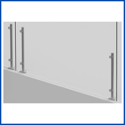 Poste Monterrey de 50cm largo - tubo de 1-1/4”