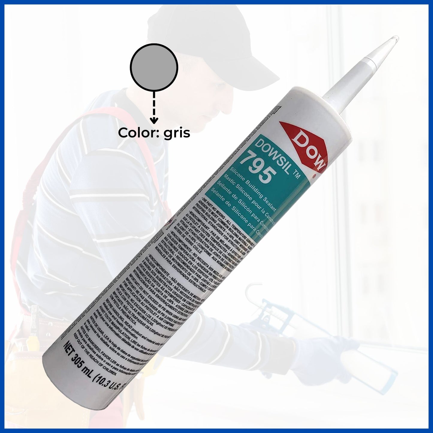 Silicón estructural Dowsil 795