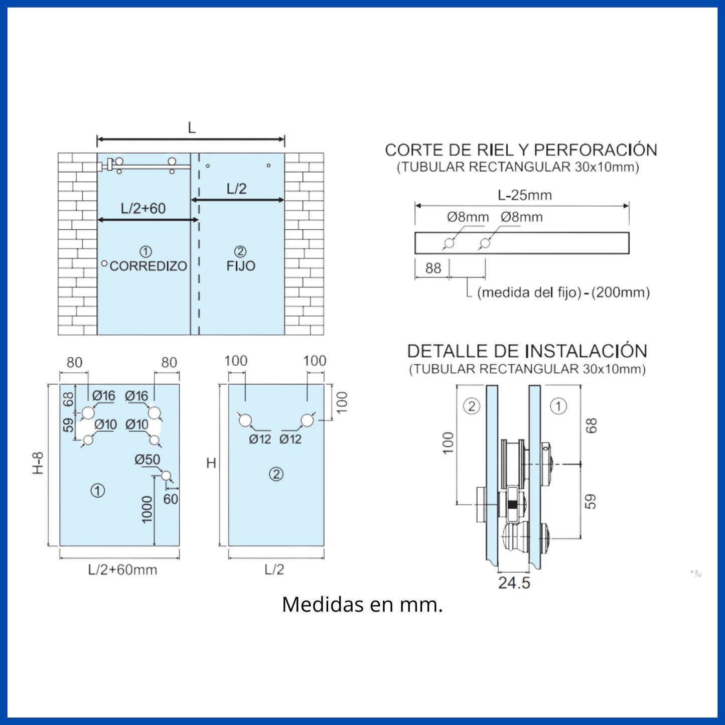 Cancel de baño Bacalar
