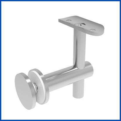 Soporte ajustable vidrio a tubo 2"
