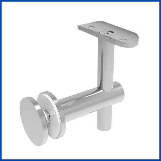 Soporte ajustable vidrio a tubo 2"