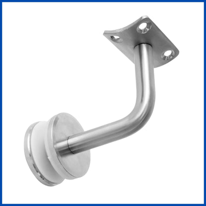 Conector vidrio a tubo pasamanos mascota