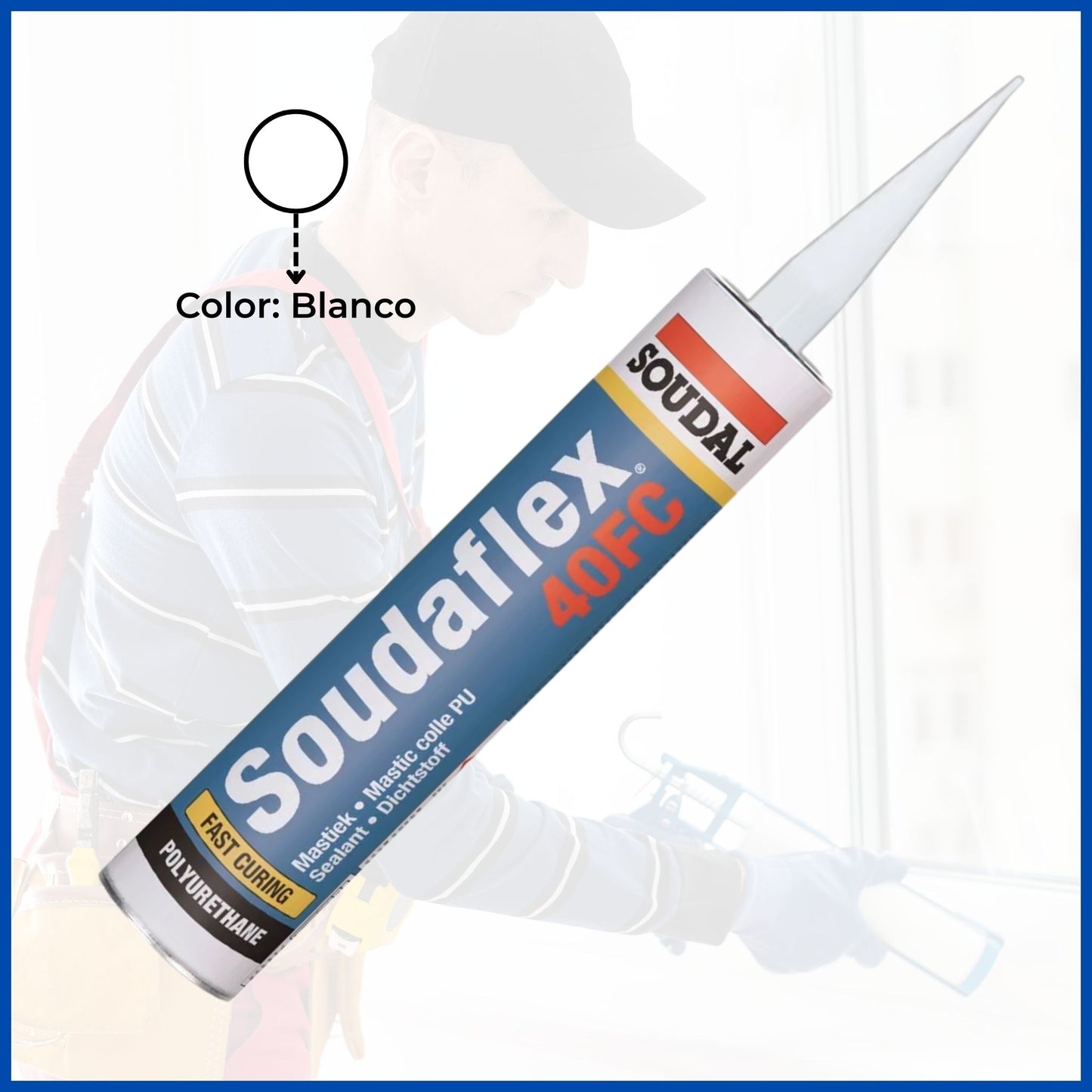 Poliuretano 100% Soudaflex 40fc Negro 300 Ml | Soudal