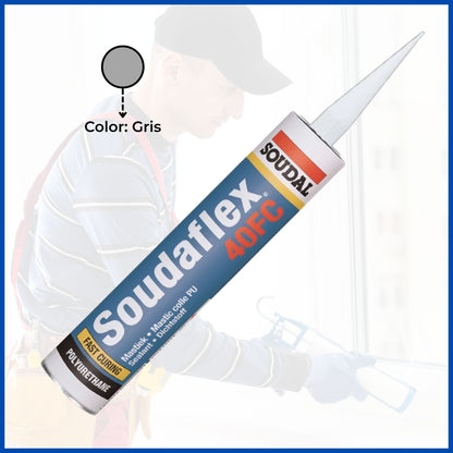 Poliuretano 100% Soudaflex 40fc Negro 300 Ml | Soudal