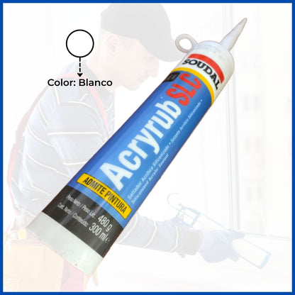 Sellador acrilico blanco Soudal