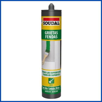 Sellador Soudal grietas gris