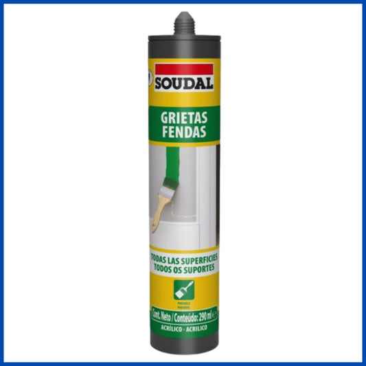 Sellador Soudal grietas gris