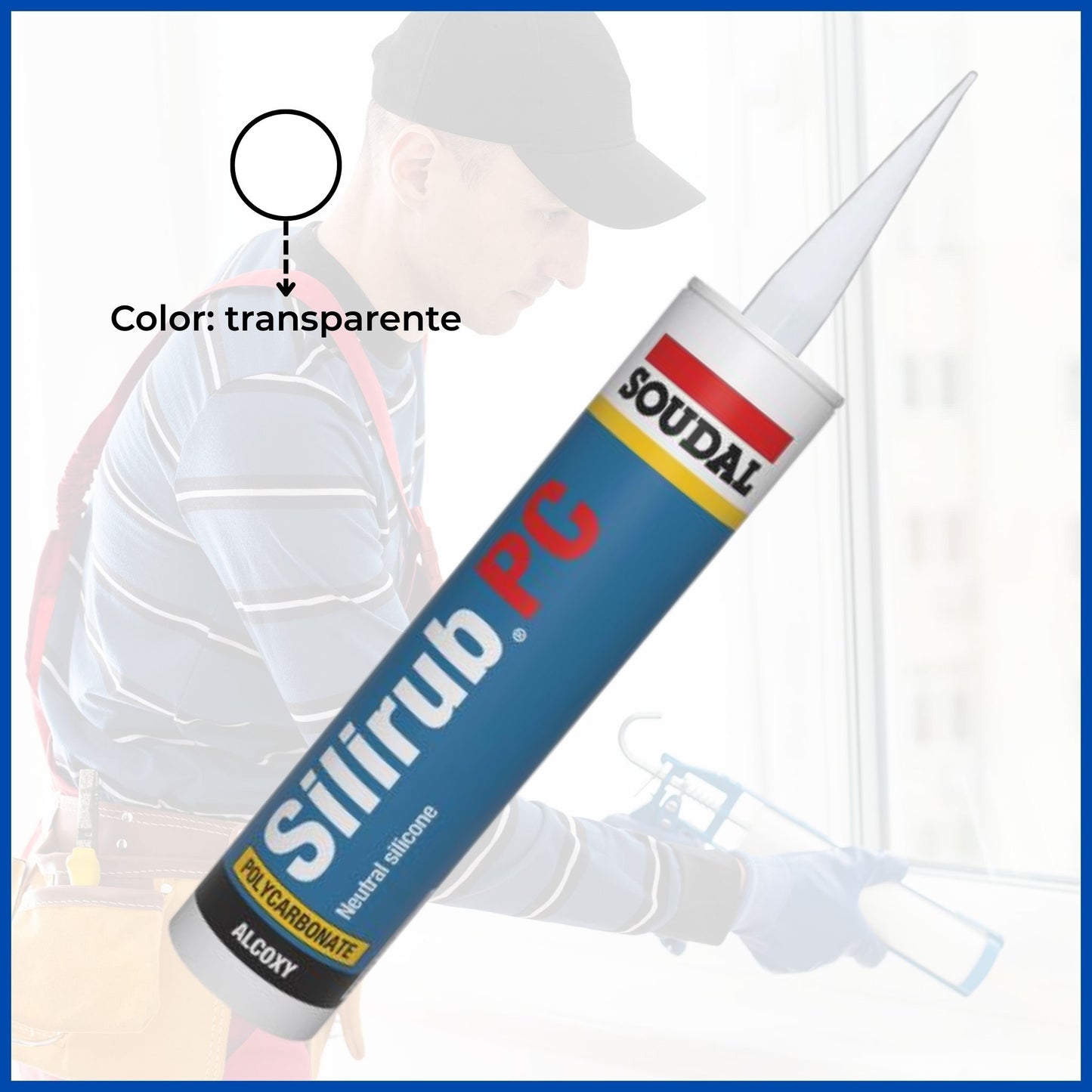 Silicón Soudal Silirub Pc