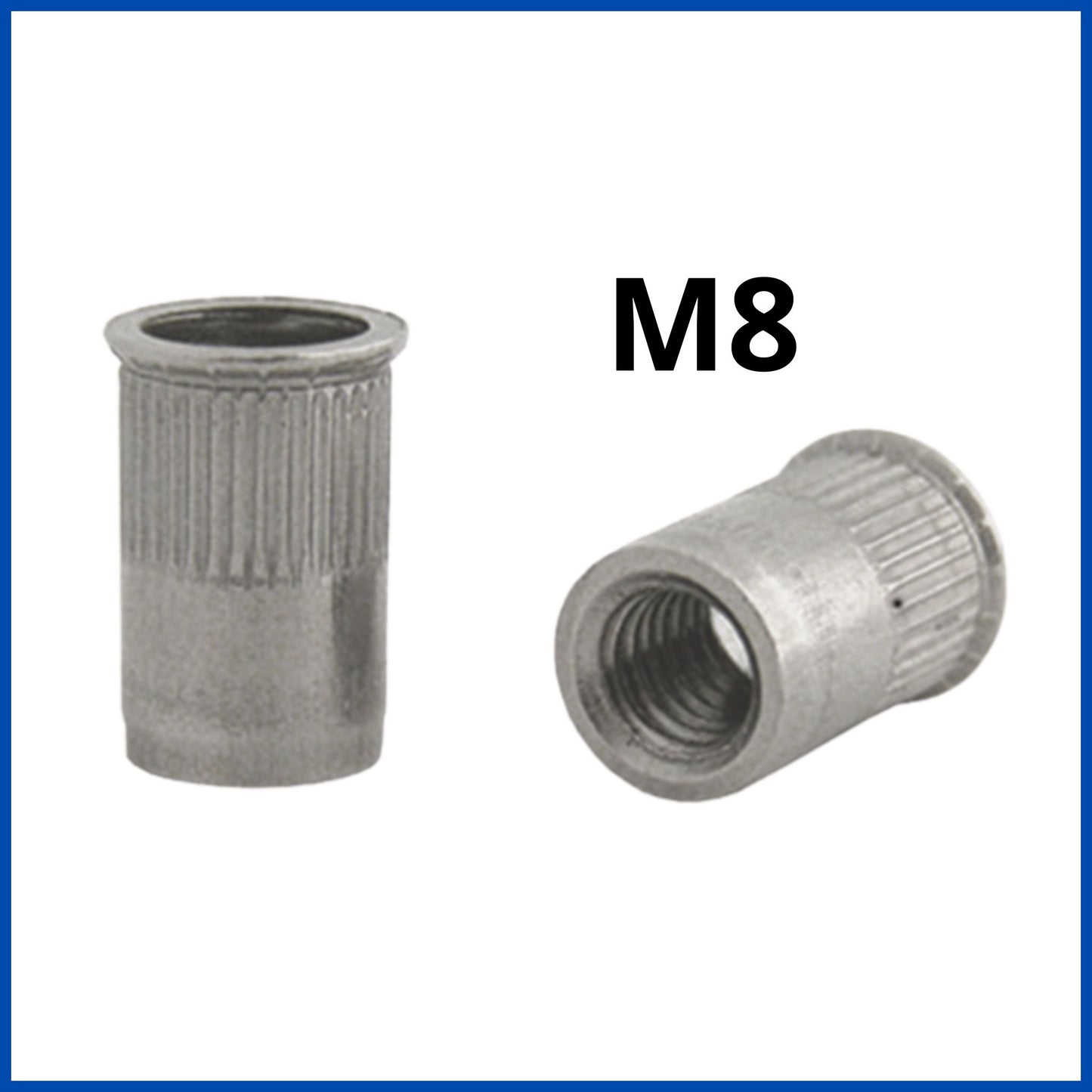 Tuerca remachable M6 y M8